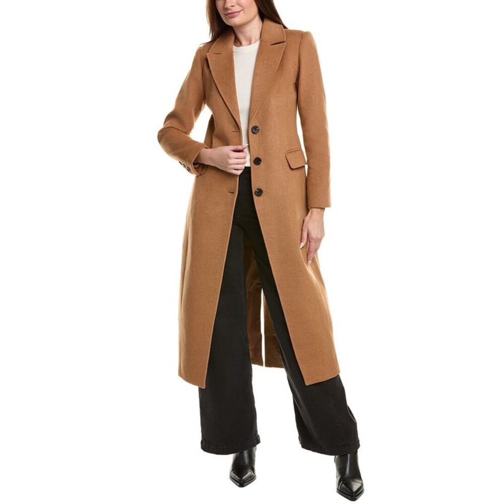 Avec Les Filles Womens  Medium Trench Coat, Tan